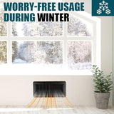 VOISEN Floor Register 4x10, 10 Pack Black Floor Register Vents,Heavy Duty Steel Walkable Floor Vents,Vent Covers for Home Floor