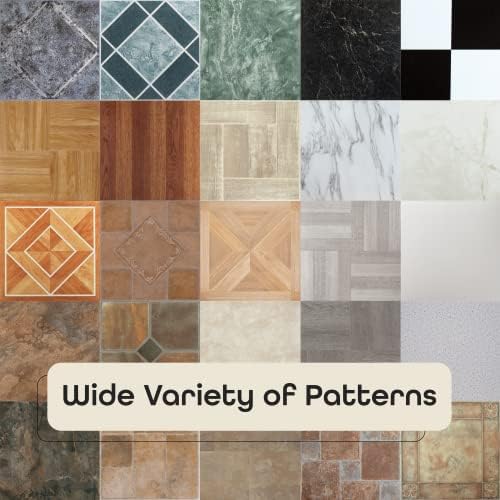 Achim Home Furnishings FTVMA42320 Nexus 12-Inch Vinyl Tile, Marble Granite, 20-Pack, 12"W x 12"L x 1.2mm T