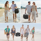 Maelstrom Soft Sided Cooler Bag, 30/40 Can Collapsible Insulated Ice Chest, Large Leakproof Camping & Travel Cooler for Kayaking & Beach