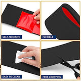 Flexible Baseboard Molding Trim 4 Inch Self-Adhesive Vinyl Wall Base Peel and Stick Cove Base Rubber Wall Baseboard Moulding Trim (20Ft, Black)