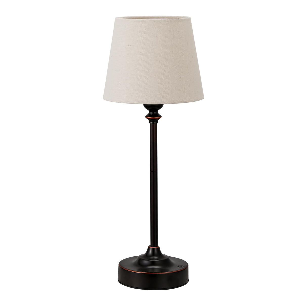 Cordless Table Lamp Rechargeable Bronze - 1 Pack Brass 4000mAH Battery Operated Lamp for Decor, 3000K Stepless Dimming Touch Control Wireless Lamp for Bedroom, Dining Table, Counter, Living Room