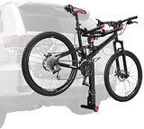 Allen Sports Deluxe Locking Quick Release 2-Bike Carrier for 2 Inch & 1 4 in. Hitch, Model 522QR , Black