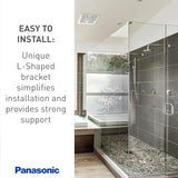 Panasonic WhisperValue Ceiling/Wall Mount Bathroom Exhaust Fan, 50-80-100 CFM, FV-0510VS1