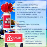 Air Horn 1.4oz 2pcs, Loud Mini Safety Boat Air Horn Can, Sports Event Starting Horn, Mini Small Compressed Blow Fog Bear Air, Celebrate Victory（2,Red）
