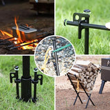 12Inch Heavy Duty Tent Stakes,20 PCS Tent Pegs Metal+Fluorescent Silicone Rings+ Storage Bag for Camping (20pcs)