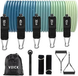 VEICK Resistance Bands, Exercise Bands, Workout Bands Set for Working Out with Handles for Men Women, Elastic Exercising Bands for Fitness Weights Work Out at Home Gym