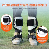 VEVOR Tree Climbing Spikes, 1 Pair Climbing Spurs, 350lbs Load Capacity Tree Climbing Gear with Straps and Spike Protectors, Arborist Equipment for Climbers, Hunting, Fruit Picking