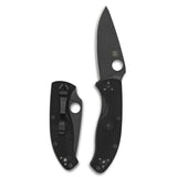 Spyderco Tenacious Lightweight Folding Pocket Knife, PlainEdge