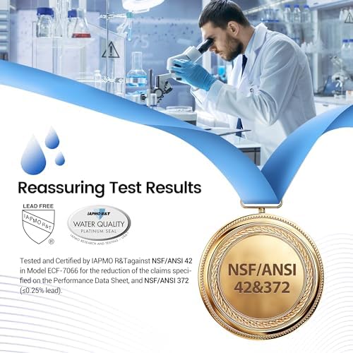 Filterlogic NSF/ANSI 372 Certified Water Filter, Replacement for Berkey® Black Filters (BB9-2®) & Fluoride Filters (PF-2®) Combo Pack