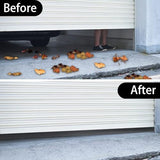 Garage Door Seals Bottom Rubber Weather Stripping Kit Replacement, U+O Ring Weatherproof Threshold Buffering Sealing Rubber, 1/4 Inch T Ends, 4 Inch Width (16 Ft)