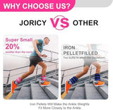 Ankle Weights A Pair of 1/2/3/4/6/8/10/12/20 LBS Wrist Leg Arm Weights for Women Men kids child with Adjustable Straps, Strength weighted for Physical Therapy Running Walking Fitness Gym Workout