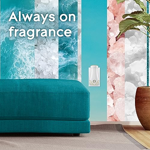 Glade PlugIns Refills Air Freshener, Sky & Sea Salt, Scented and Essential Oils for Home and Bathroom, 0.67 Fl Oz, 10 Count