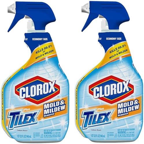 Tilex Mold Cleaner and Mildew Remover, Spray Bottle, 32 oz - 2 Pack