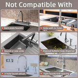 Faucet Mat for Kitchen Sink - Super Absorbent Diatomite Fast Drying Stone, Quick Drying Splash Guard,Prevents Moisture Buildup Sink, Durable Protector for Kitchen,Bathroom Counter