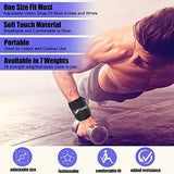 Ankle Weights A Pair of 1/2/3/4/6/8/10/12/20 LBS Wrist Leg Arm Weights for Women Men kids child with Adjustable Straps, Strength weighted for Physical Therapy Running Walking Fitness Gym Workout