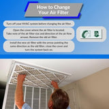 16x25x1 Glasfloss Fiberglass Air Filter, Double Strut, GDS Series, Made in USA, Actual Size: 15 5/8 x 24 5/8 x 3/4 (Box of 6)