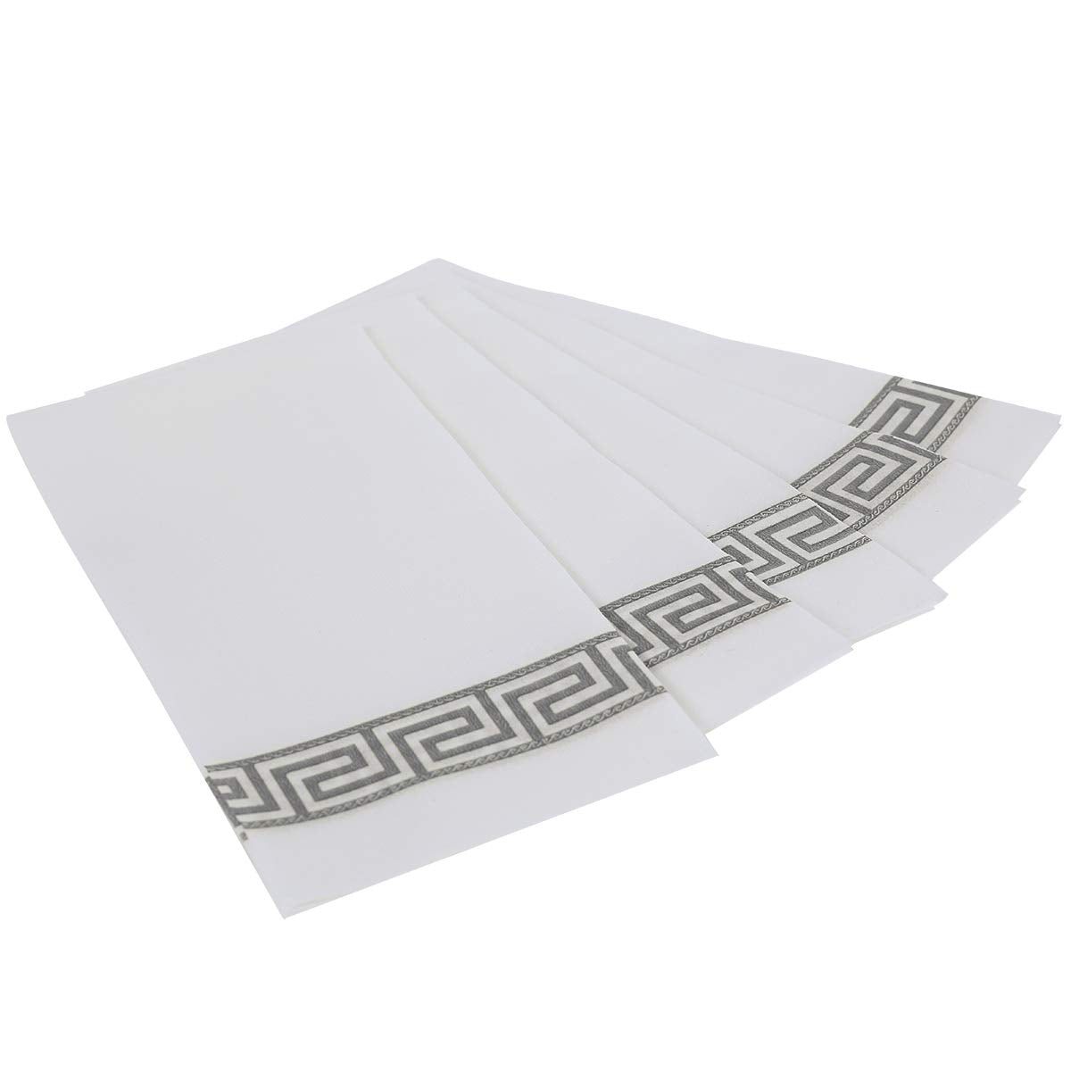 Vplus 200 PACK Guest Towels Disposable Bathroom Napkins, Silver