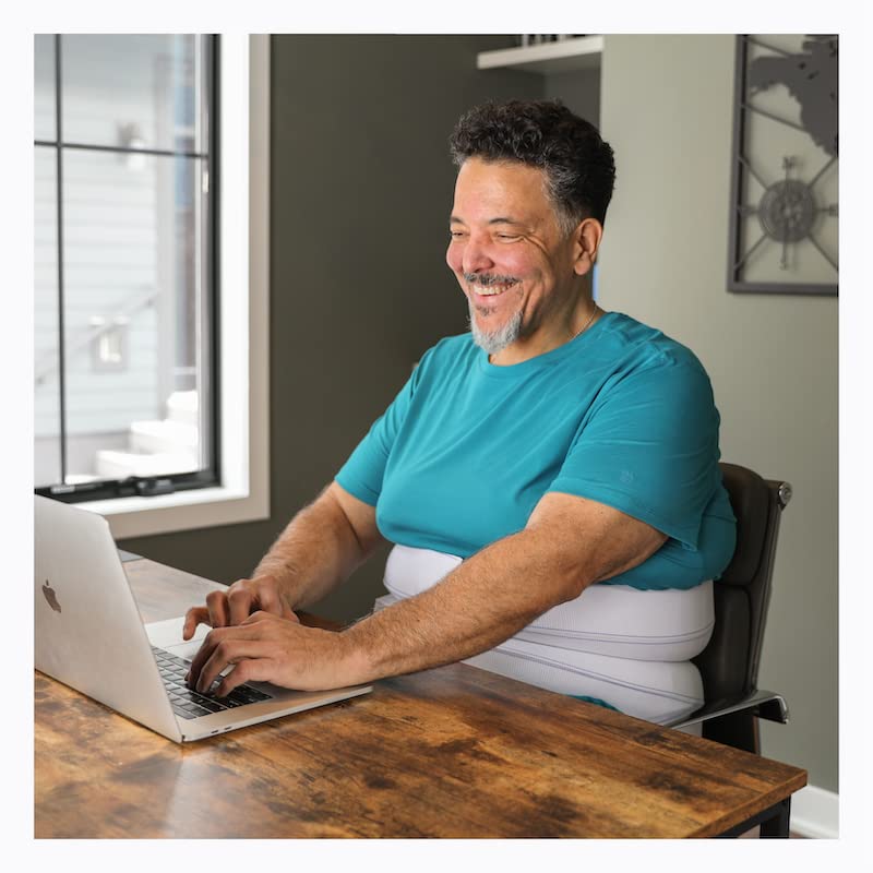 BraceAbility Plus Size Abdominal Binder for Post Surgery Recovery - Bariatric Stomach Hernia Belt, Post Partum Waist Binder, Diastasis Recti Obese Belly Support Band for Big Men and Women (4XL 12")