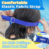 Vvinca Kids Goggles with Comfort Fabric Strap, Kids Swim Goggles Wide View Anti-Fog/UV No Leaking Swimming Goggles for 3-14