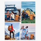 Maelstrom Cooler Backpack - 35/50 Can Insulated Soft Cooler Lunch Bag for Camping, Beach, Hiking & Shopping