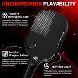 BAGAIL Pickleball Paddles, USAPA Approved Fiberglass Surface Pickleball Set, Lightweight Pickle Ball Rackets with 4 Balls, 1 Bag, Designed in California for Traction and Stability