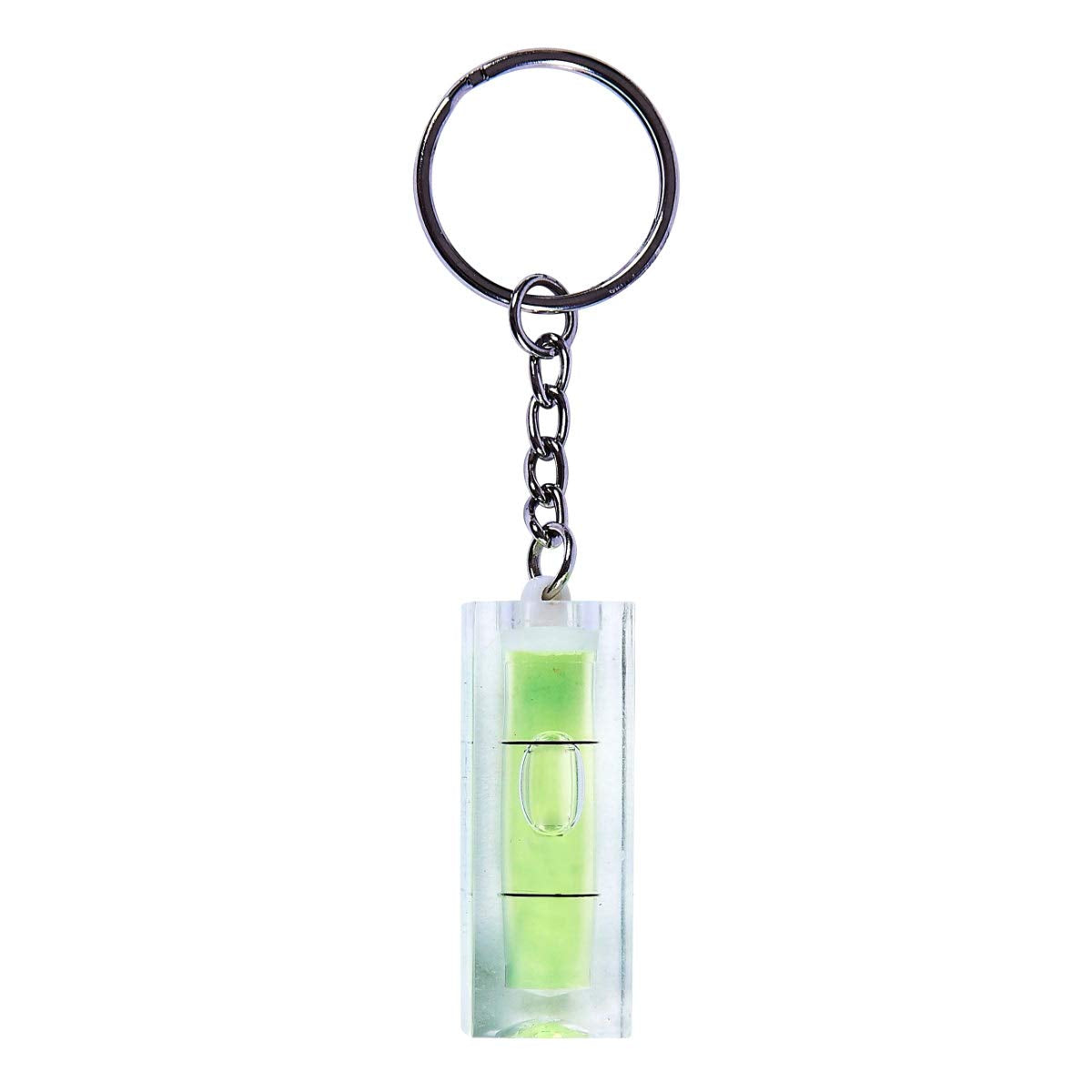 The Bath People Mini Spirit Level Key Ring - Gadget Novelty Gift - DIY Tool - Spirit Level Keychain