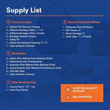 Adventure Medical Kits Mountain Series Medical Kit - Hiker - Emergency Medical First Aid Kit - For 2 People for 2 Days - Comes with a Trauma Pad, Medicine, Guide Book & More