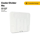 RTIC 22 QT Wheeled Ultra-Light Cooler Freezable Divider Insert Accessories Perfect for Organization, White