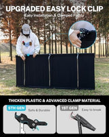 Gonex 31.5" Extra Wide Camping Cot with Premium Pillow Pocket Supports 350lbs, Portable Ultralight Folding Cot Bed for Adults Travel, Beach, Home, Sleeping (Black)