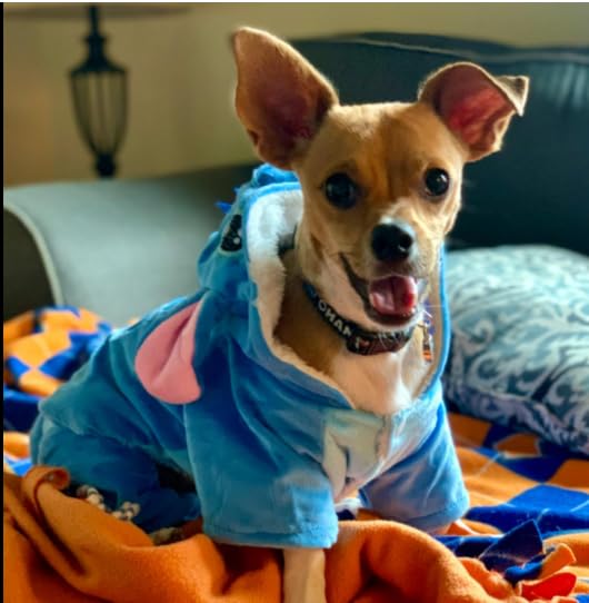 Pet Costume Dog Hoodies Pet Xmas Pajamas Outfit, Pet Coat for Small Medium Large Dogs Cats Winter Cartoon Coat for Party Halloween Christmas