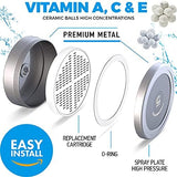 AquaHomeGroup Luxury Filtered Shower Head Set 20+3 Stage Shower Filter for Hard Water Removes Chlorine and Harmful Substances - Showerhead Filter High Output