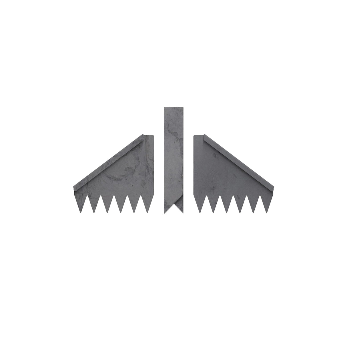 Edge Right - Hammer-in Landscape Edging - 24 inch Strips - 14-Gauge Cor-Ten Steel - 6 inch Depth (1 Pack)