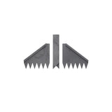 Edge Right - Hammer-in Landscape Edging - 24 inch Strips - 14-Gauge Cor-Ten Steel - 6 inch Depth (1 Pack)