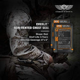 EVERLIT Advanced Emergency Trauma Kit, CAT GEN-7 Tourniquet Mil-Spec Nylon Laser Cut Pouch with 36" Splint, Military Combat Tactical IFAK for First Aid Response Bleeding Control