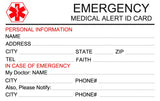 Medical Alert ID Necklace for Women, Custom Gold Medic Name Pendant Jewelry