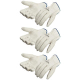 SAFEGEAR 3-pk. Cowhide Leather Work Gloves with Keystone Thumb - XL Driver Safety Gloves for Men or Women - For Truck Driving, Construction, Welding, Gardening & More - J. J. Keller & Associates