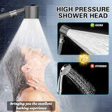 Filtered Shower Head with Handheld, High Pressure Shower Heads 3 Spray Mode with ON/OFF Switch, Power Wash for Bathroom Cleaning, Shower Head with Filters Prevents Dry Skin and Damaged Hair