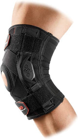 McDavid Hinged Knee Brace for Men and Women, Knee Brace with Side Stabilizers, Knee Compression Sleeves and Stability Straps for ACL, LCL, Arthritis, Tendonitis, MCL, Patella, Left and Right