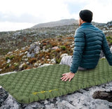 Naturehike 25oz Ultralight Sleeping Pad, Insulated Inflatable Sleeping Pad 4.6R, Lightweight Sleeping Mat for Camping, Hiking, Backpacking, with Air Pump Sack