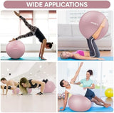 APEXUP Yoga & Pilates Ball - Anti Slip Heavy Duty Gym Ball for Fitness, Balance & Core Workout