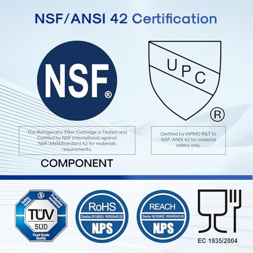 ICEPURE 1 Micron 2.5" x 10" Whole House CTO Carbon Sediment Water Filter Cartridge Compatible with DuPont WFPFC8002, WFPFC9001, SCWH-5, WHCF-WHWC, WHCF-WHWC, FXWTC, CBC-10, RO Unit, Pack of 2