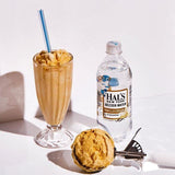 Hal's New York Seltzer Carbonated Vanilla Cream Flavored Sparkling Water, Zero Sugar, Zero Calorie, Zero Carbs, 20 Fl Oz (Pack of 24)