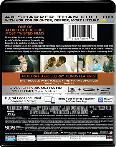 Marnie - 4K Ultra HD + Blu-ray + Digital [4K UHD]