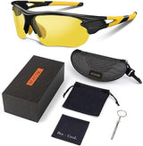 BEACOOL Polarized Sports Sunglasses for Men Women Youth Baseball Fishing Cycling Running Golf Motorcycle Tac Glasses UV400