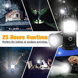 2-Pack Collapsible Camping Lantern XTAUTO Solar USB Rechargeable Portable Lightweight Waterproof LED Flashlight Survival Kits for Indoor Outdoor Home Emergency Light Power Outages Hiking Hurricane