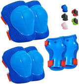 Kids Protective Gear Set Knee Pads for Kids 3-14 Years Toddler Knee and Elbow Pads with Wrist Guards 3 in 1 for Skating Cycling Bike Rollerblading Scooter