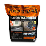 Quick Dam Water Activated Flood Barrier 5 Feet 2-Pack