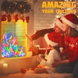 HGD (25 Pack) Magic Campfire Fire Color Changing Packets for Fire Pit, Indoor/Outdoor Fireplace, Bonfire - Rainbow Magical Flame, Camping Accessory, Compatible with Wood