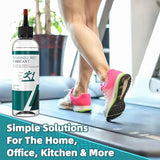 Treadmill Belt Lubricant, 100% Silicone Treadmill Lube High-Temperature Resistant Stable Lubricant, with Application Tubes and Precision Screw Caps 500CS, 8.4 Ounce