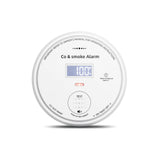 2-in-1 Smoke & CO Detector, 10-Year Battery, LCD Digital Display, 85dB Buzzer, Easy Mount for Home Use